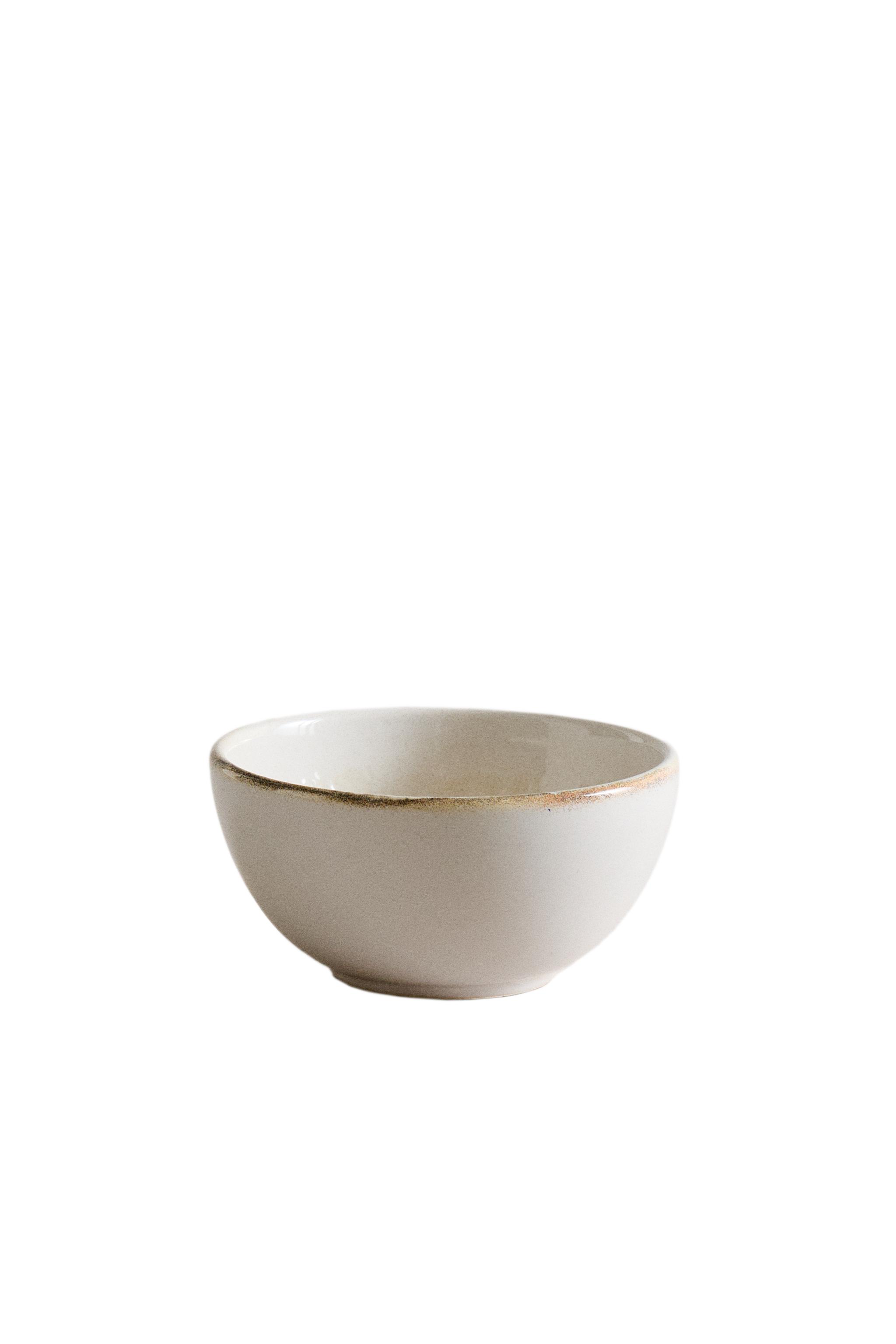 ECRU STONEWARE MINI BOWL